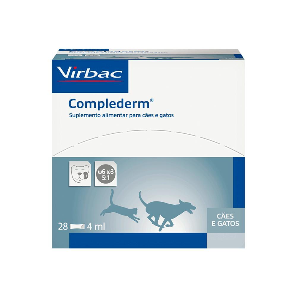 Complederm 4ml Suplemento Alimentar para Cães e Gatos Virbac - 4