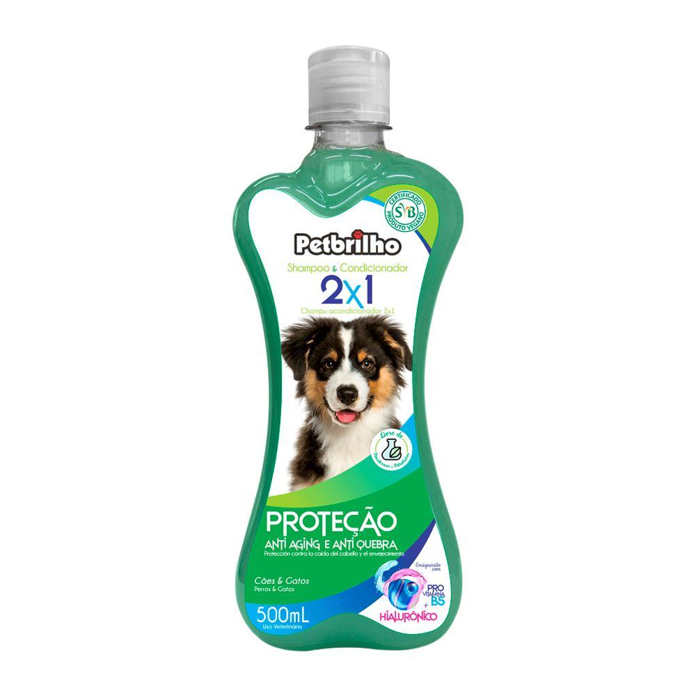 Shampoo Condicionador para Cães e Gatos 2 em 1 Petbrilho - 1