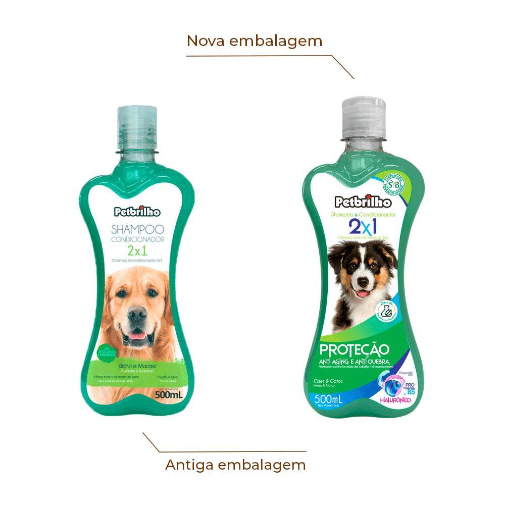 Shampoo Condicionador para Cães e Gatos 2 em 1 Petbrilho - 2