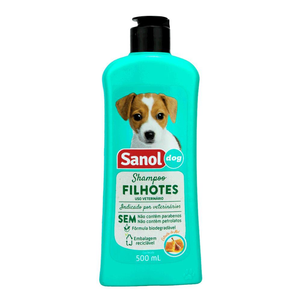 Shampoo para Cães Filhotes Sanol - 1