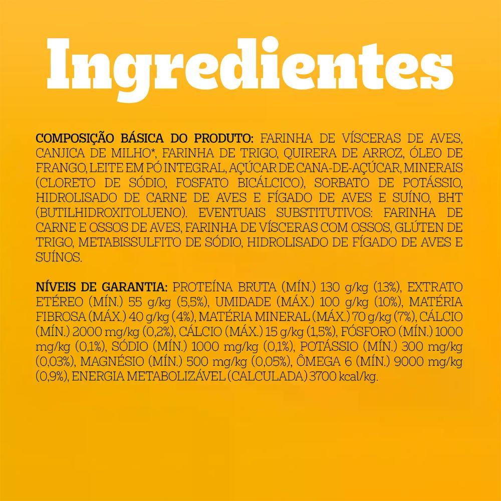 Biscoito Pedigree Biscrok para Cães Adultos Raças Pequenas Leite - 8