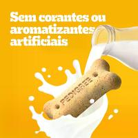 Biscoito Pedigree Biscrok para Cães Adultos Raças Pequenas Leite - 7