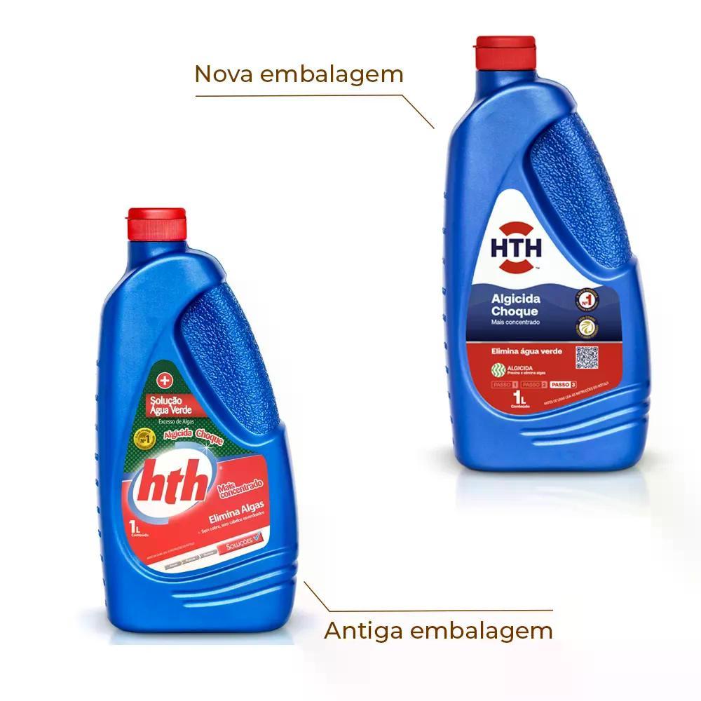 Algicida de Choque Solução Água Verde HTH - 2
