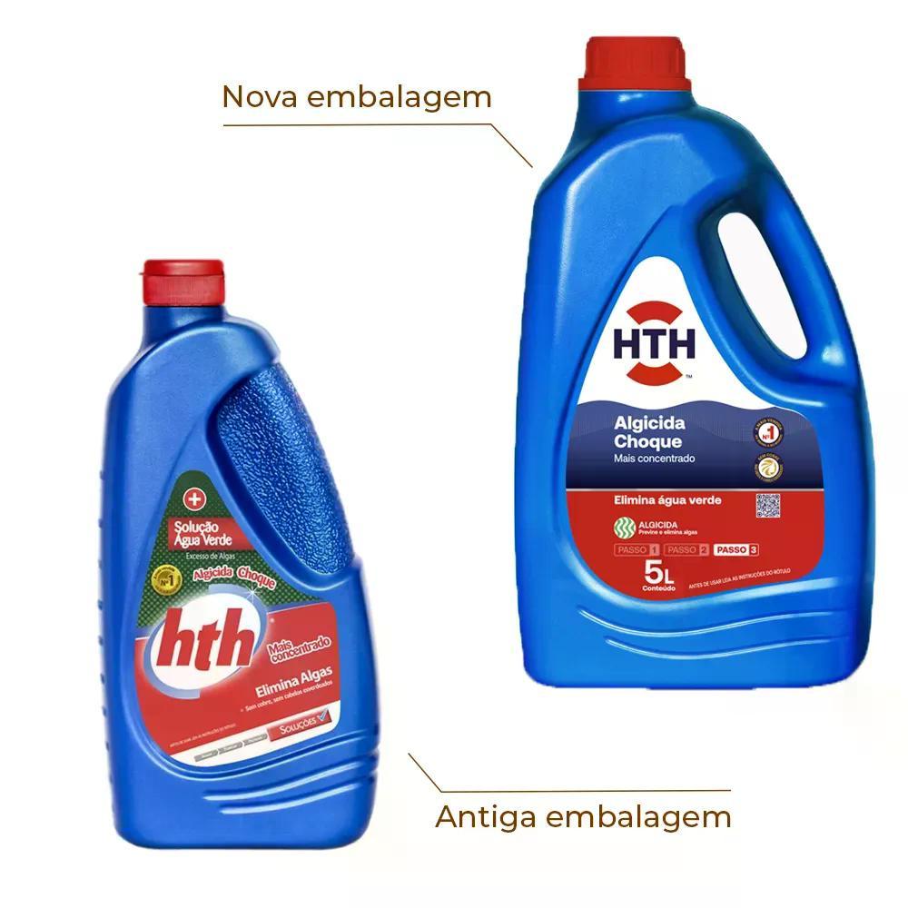 Algicida de Choque Solução Água Verde HTH - 2