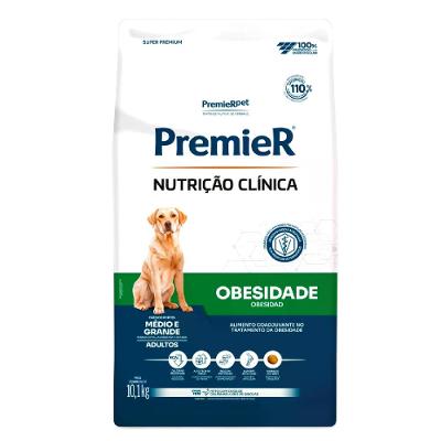 Ração Premier Nutrição Clínica Obesidade Cães Adultos Médio e Grande Porte