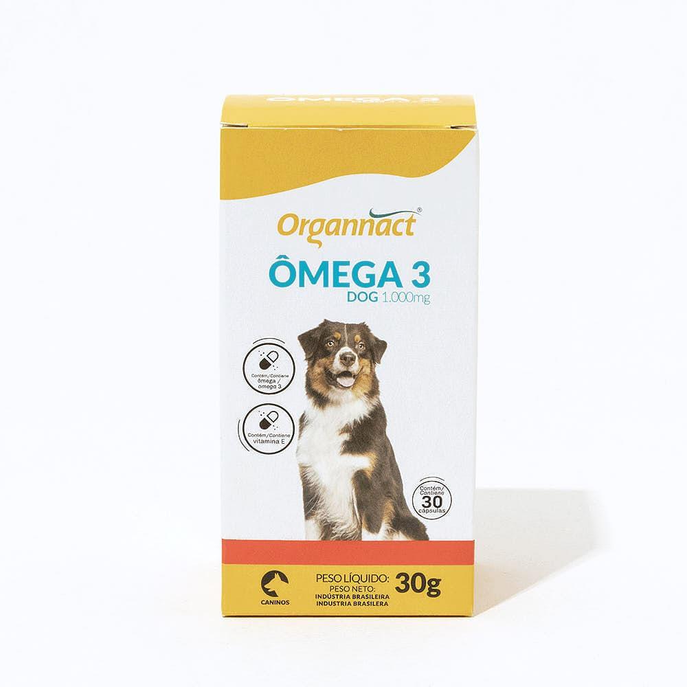 Ômega 3 Dog 1000mg para Cães Organnact - 1