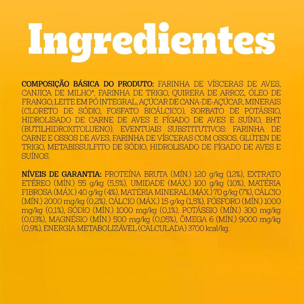 Biscoito Pedigree Biscrok para Cães Adultos Raças Grandes Leite - 9