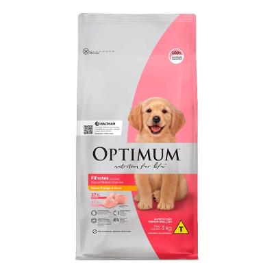 Ração Optimum para Cães Filhotes Raças Médias e Grandes Frango e Arroz