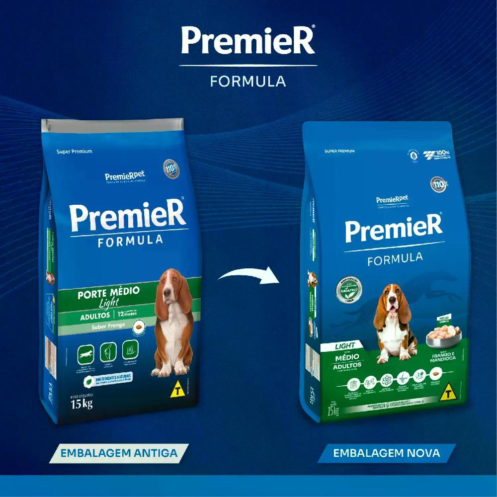 Ração Premier Formula Light Cães Adultos Raças Médias Frango - 3