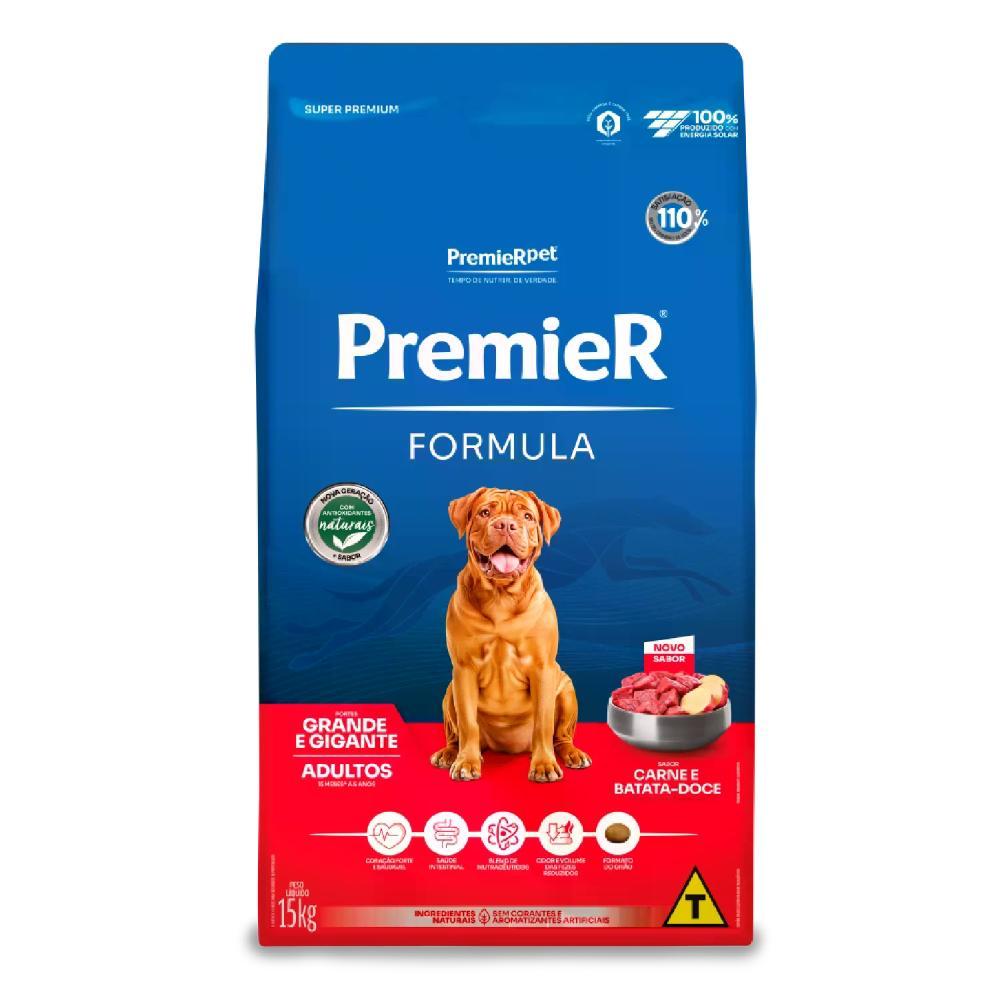 Ração Premier Formula Cães Adultos Raças Grandes e Gigantes Carne - 1