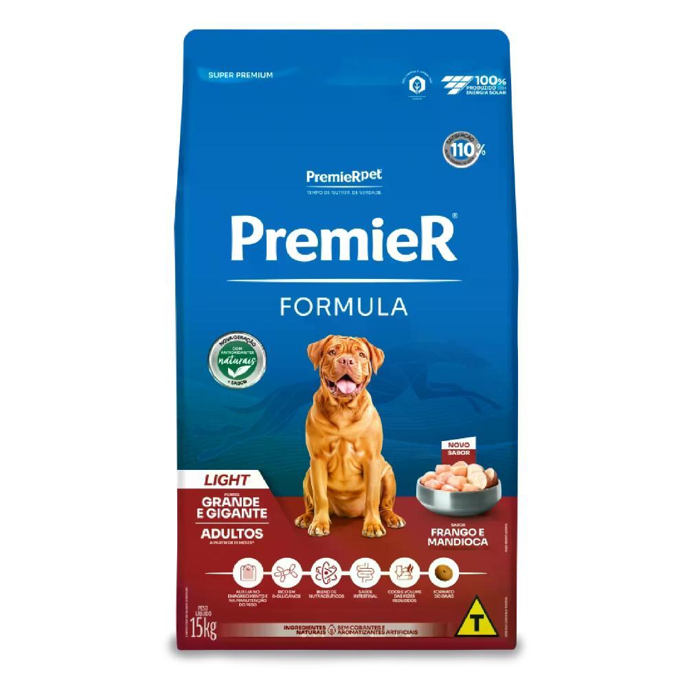 Ração Premier Formula Light Cães Adultos Raças Grandes e Gigantes Frango - 1