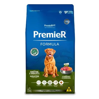 Ração Premier Formula Cães Adultos Raças Grandes e Gigantes Cordeiro