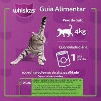Ração Úmida Whiskas Lata Patê para Gatos Adultos Peixe - 7