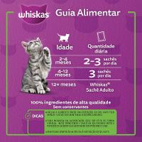 Ração Úmida Whiskas Sachê Carne ao Molho Gatos Filhotes - 7