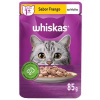 Ração Úmida Whiskas Sachê Frango ao Molho Gatos Adultos - 1