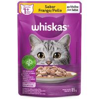 Ração Úmida Whiskas Sachê Frango ao Molho Gatos Adultos - 3