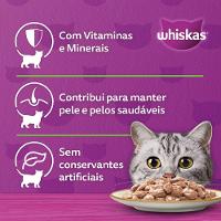 Ração Úmida Whiskas Sachê Frango ao Molho Gatos Adultos - 5