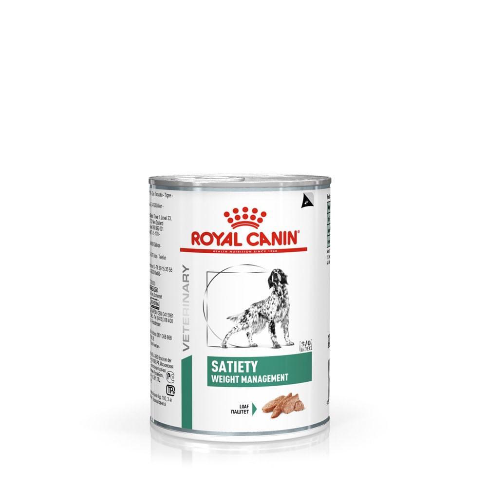 Ração Úmida Royal Canin Lata Veterinary Diet Satiety Support para Cães Adultos com Excesso de Peso - 1