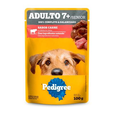 Ração Úmida Pedigree Sachê Cães Adultos Sênior 7+ Anos Carne