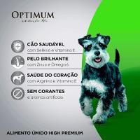 Ração Úmida Optimum Sachê para Cães Adultos Raças Pequenas e Minis Carne - 5