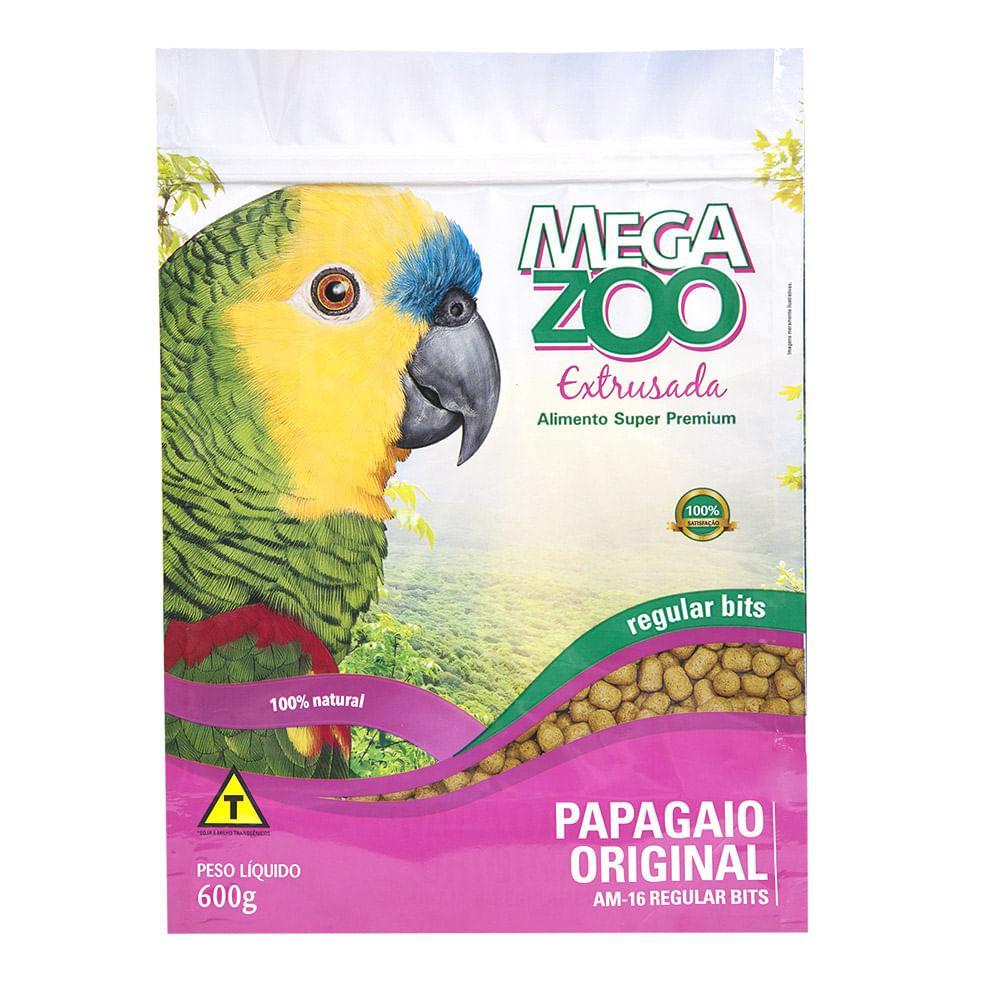 Ração Extrusada para Papagaio Regular Bits Megazoo - 1