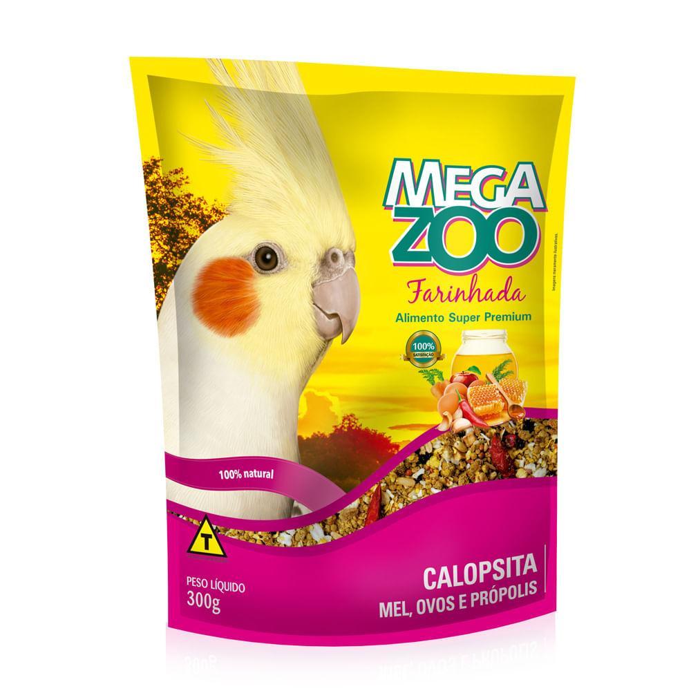 Farinhada Megazoo para Calopsita Mel, Ovos e Própolis 300 g - 1