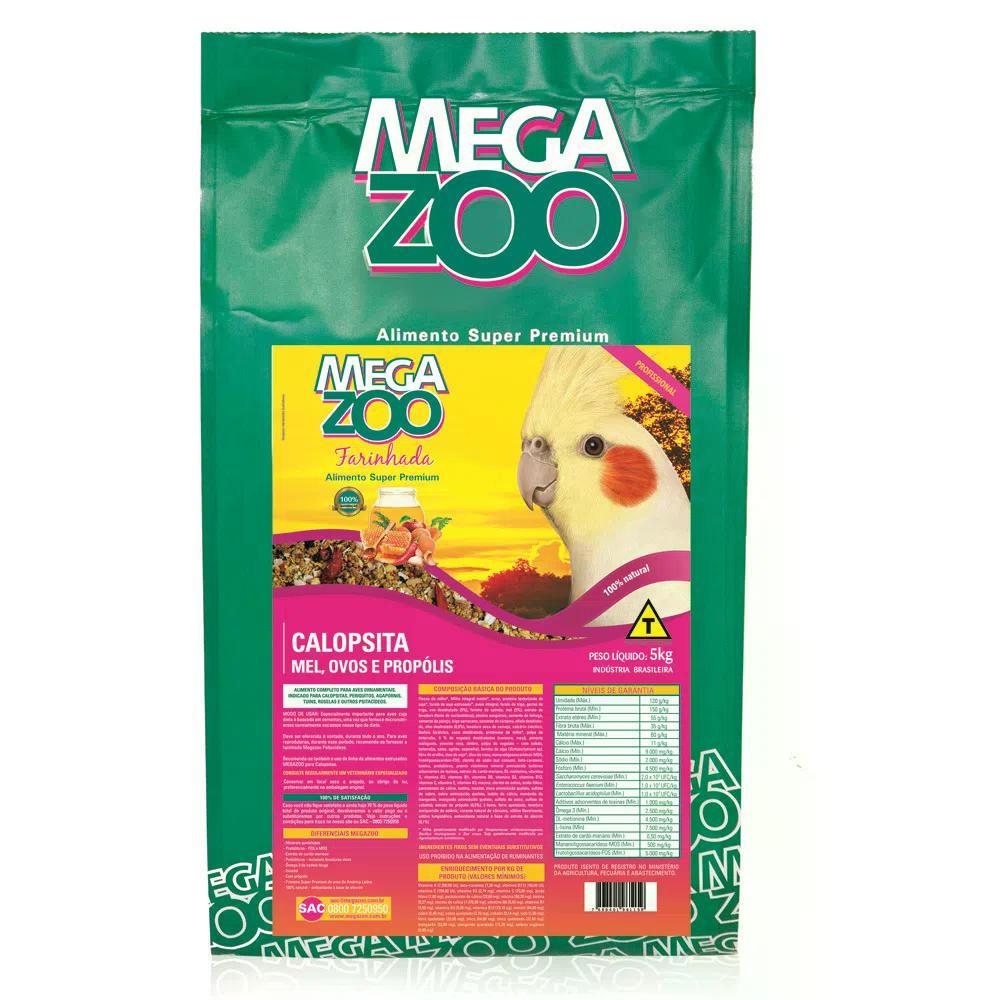Farinhada Megazoo para Calopsita Mel, Ovos e Própolis 300 g - 3
