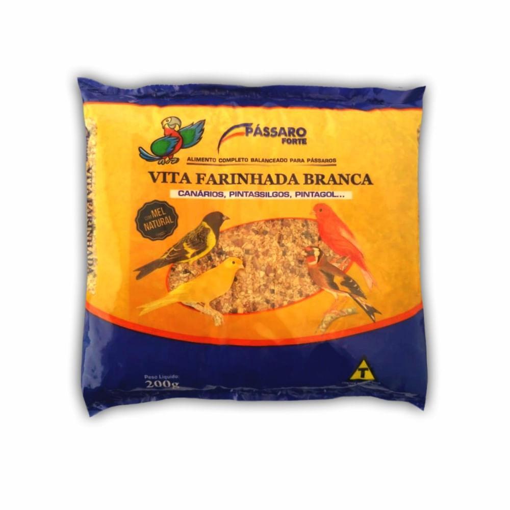 Ração Vita Farinhada Branca Pássaro Forte - 1
