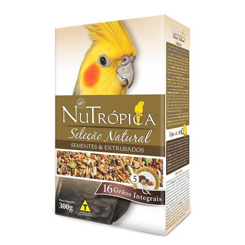 Ração Nutrópica Sementes e Extrusados Natural para Calopsitas