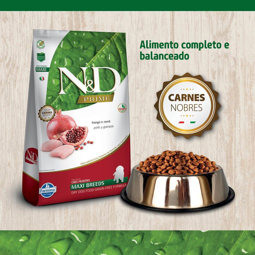 Ração N&amp;D Prime Cães Puppy Maxi Frango - 5