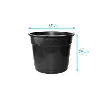 Vaso Plástico Simples Preto Nutriplan - 2