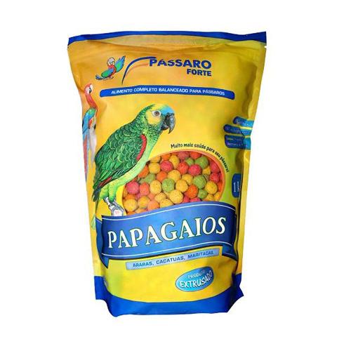 Alimento Extrusado para Papagaios Pássaro Forte