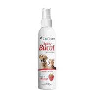 Spray Bucal Morango Cães e Gatos Pet Clean - 1
