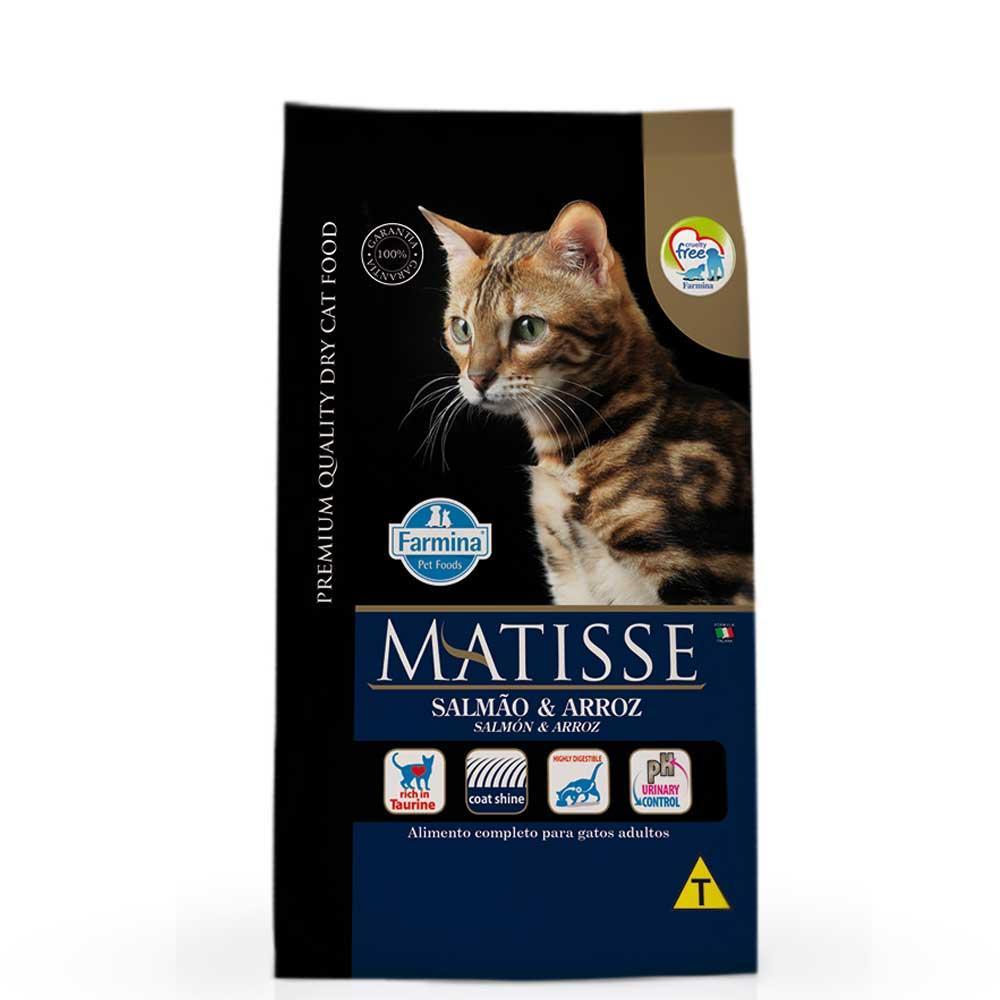 Ração Matisse Gatos Adultos Salmão e Arroz - 1