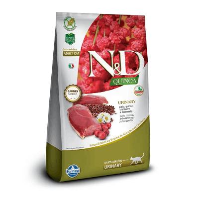 Ração N&amp;D Quinoa Gatos Adultos Urinary Pato