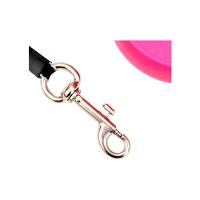 Guia Retrátil Fita Pet Flex Rosa