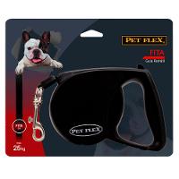 Guia Retrátil Fita Pet Flex Preta - 5