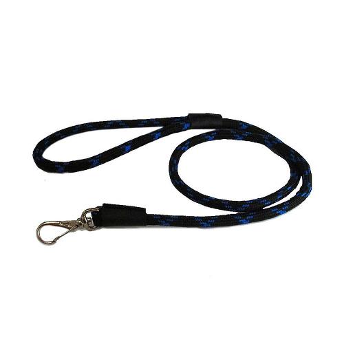 Guia Roliça Preta Santa Fé Pet 1cm x 110cm