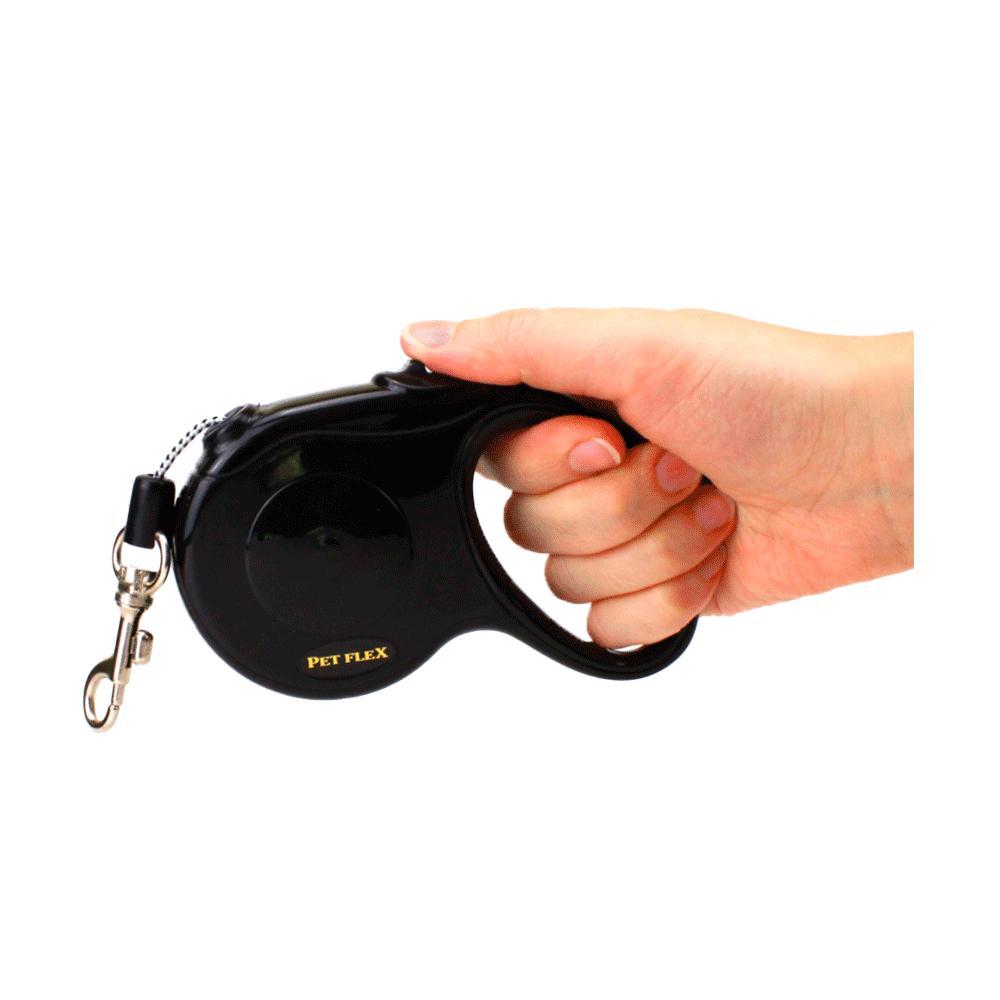 Guia Retrátil Classic Pet Flex Preta - 2