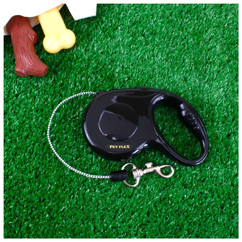 Guia Retrátil Classic Pet Flex Preta - 6