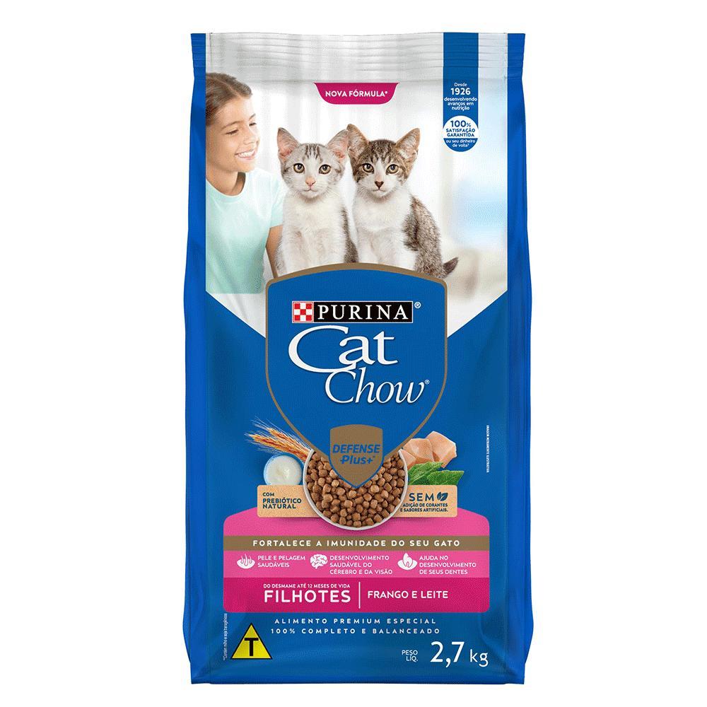 Ração Cat Chow Filhotes Frango e Leite - 2