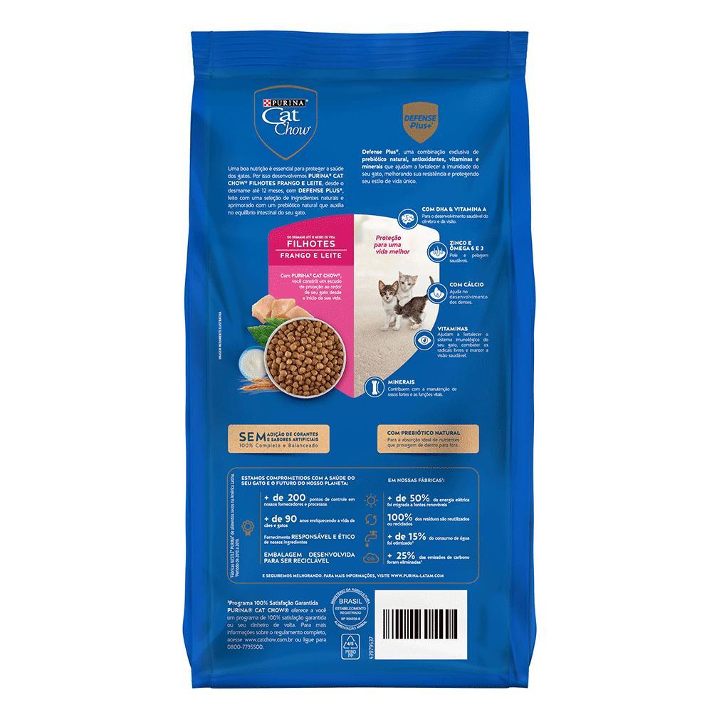Ração Cat Chow Filhotes Frango e Leite - 4