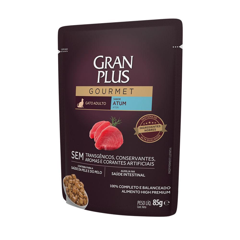 Ração Úmida GranPlus Gourmet Gatos Adultos Atum - 2
