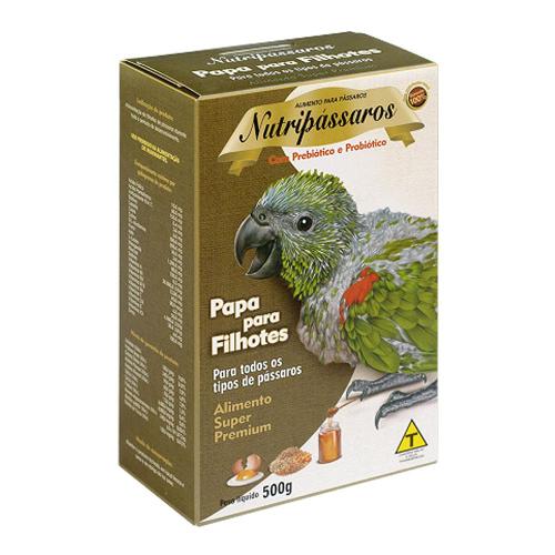 Ração Papa para Pássaros Filhotes Nutripássaros
