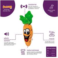 Mordedor Pelúcia Cenoura Jambo