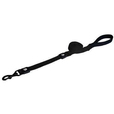 Guia Cães Elástica Longa Doco Preta