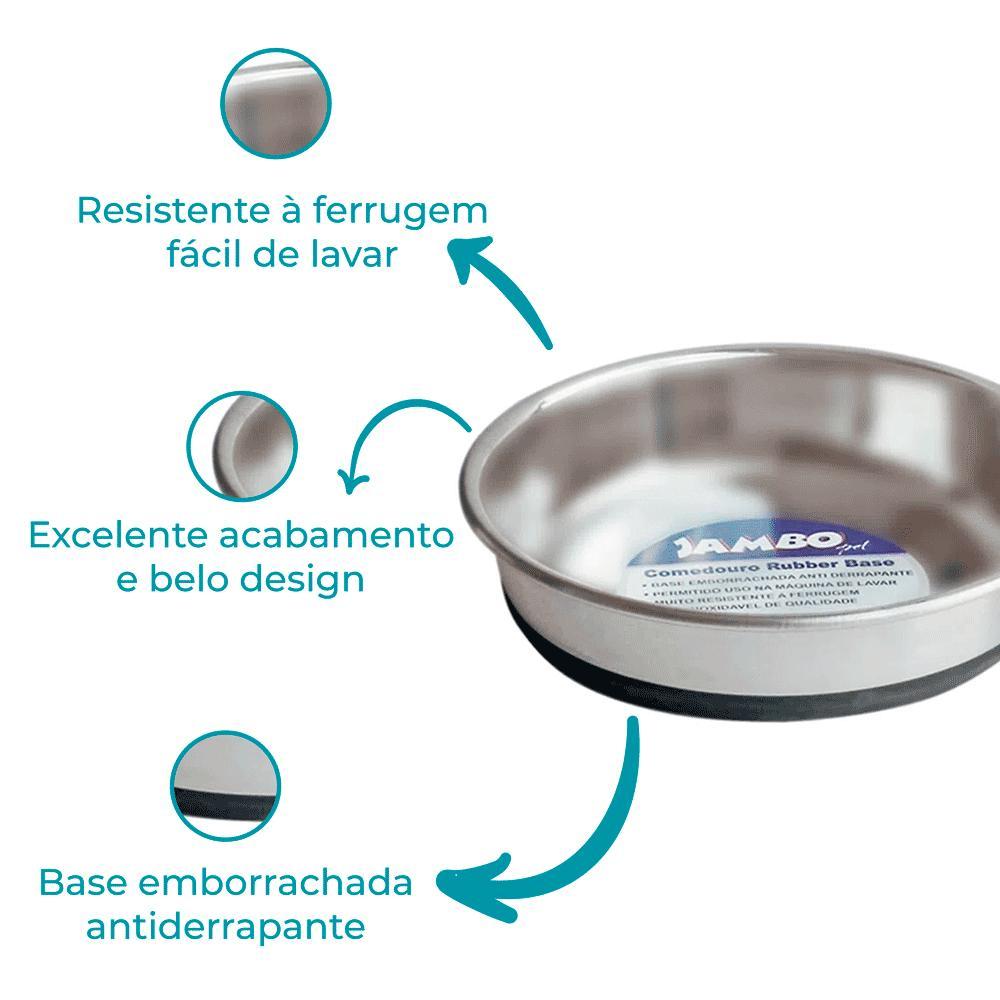 Comedouro para Gatos Inox Jambo - 3