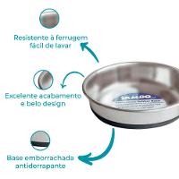 Comedouro para Gatos Inox Jambo
