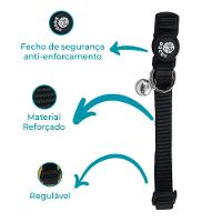 Coleira Gatos Furball Doco Preta - 2