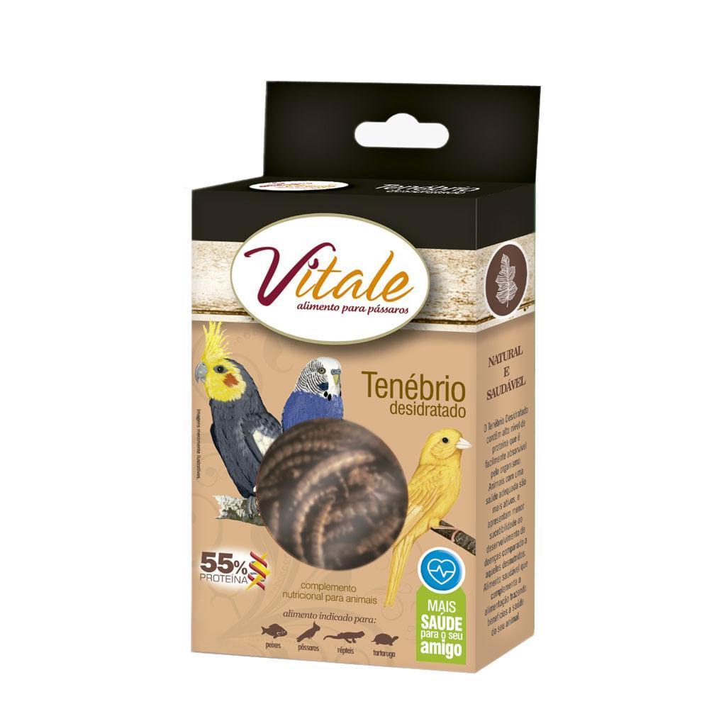Tenébrio Desidratado para Pássaros, Peixes, Répteis e Tartarugas Vitale - 1